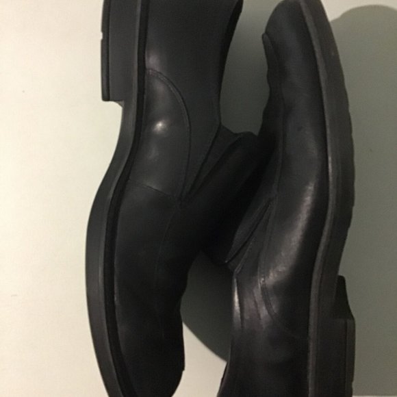 ECCO MEN'S VITRUS lll LEATHER MOC SLIP ON LOAFERS BLACK 11-NICE! - Picture 7 of 10